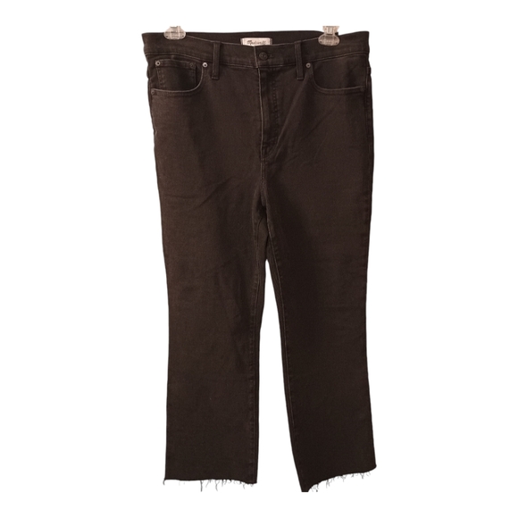 Madewell Denim - NWT Madewell Cali Demi Boot Cut Raw Edge Jeans Size 32
